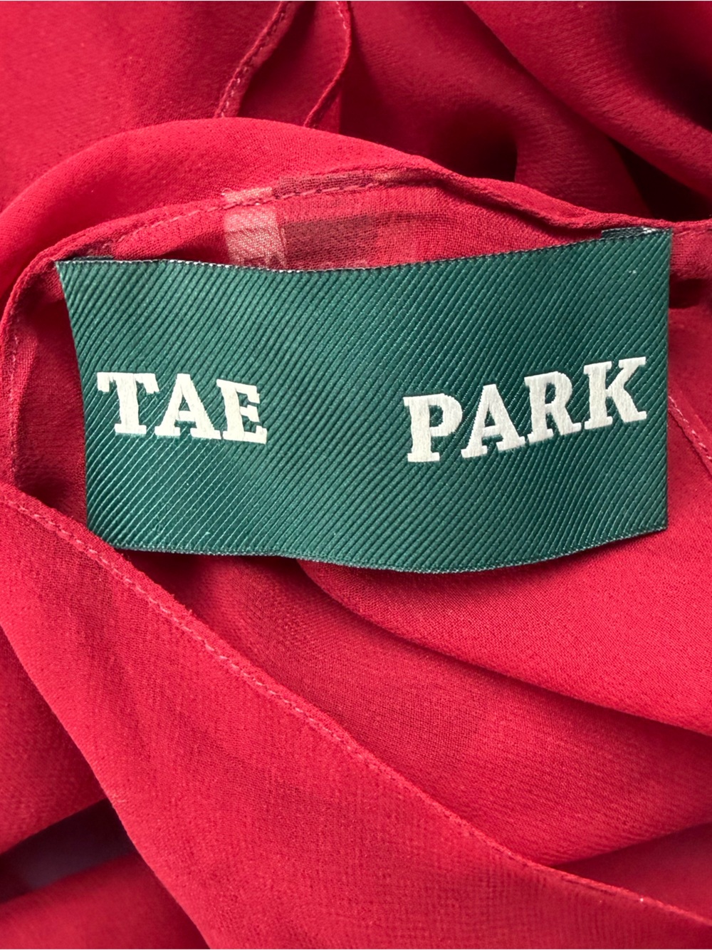 Tae Park - Sheer Kite Top in Wine - XS-M. Perfect condition. - Picture 4 of 9